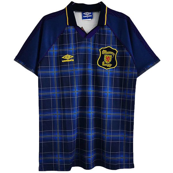 Scotland home retro soccer jersey match men's first sportswear football shirt 1994-1996